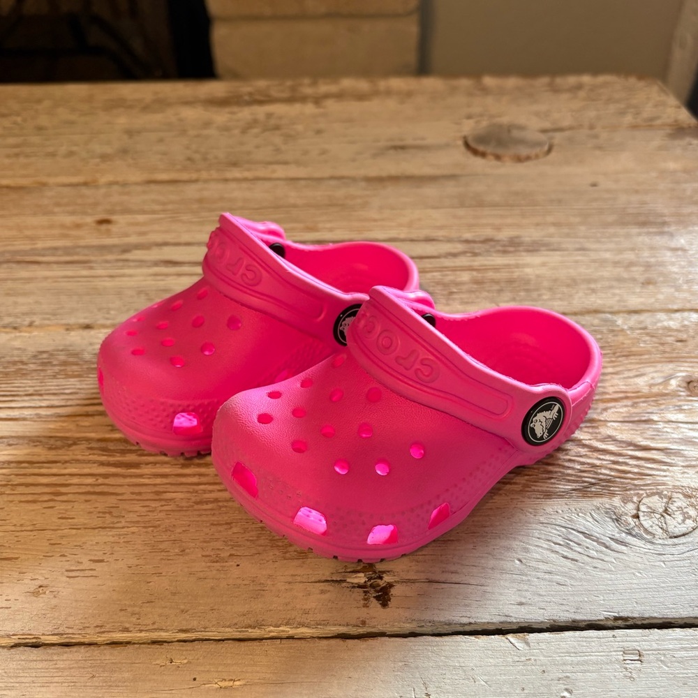Crocs Toddler Hot Pink Clog
